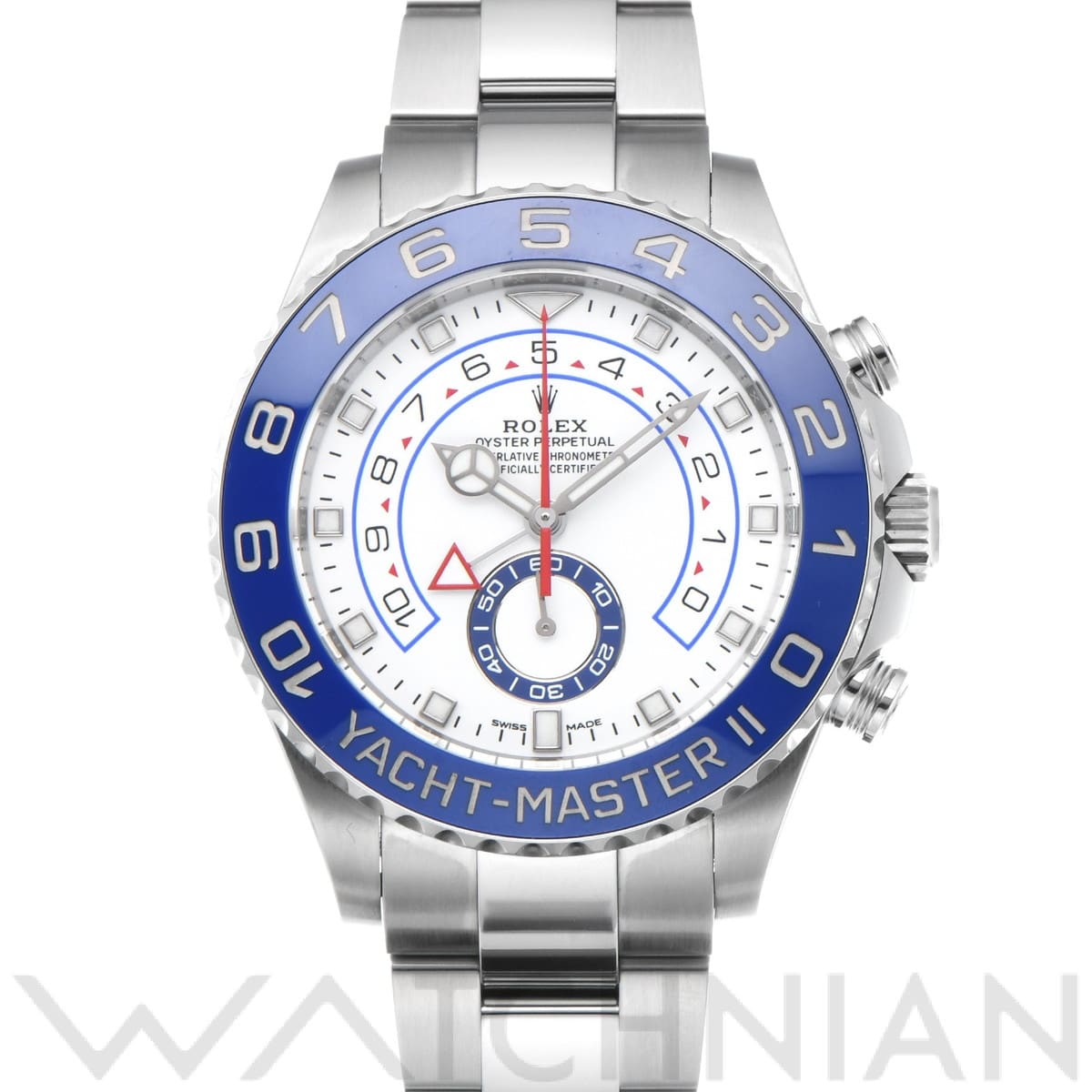 ロレックス ヨットマスターII 116680 ホワイト メンズ 時計 【中古】【wristwatch】