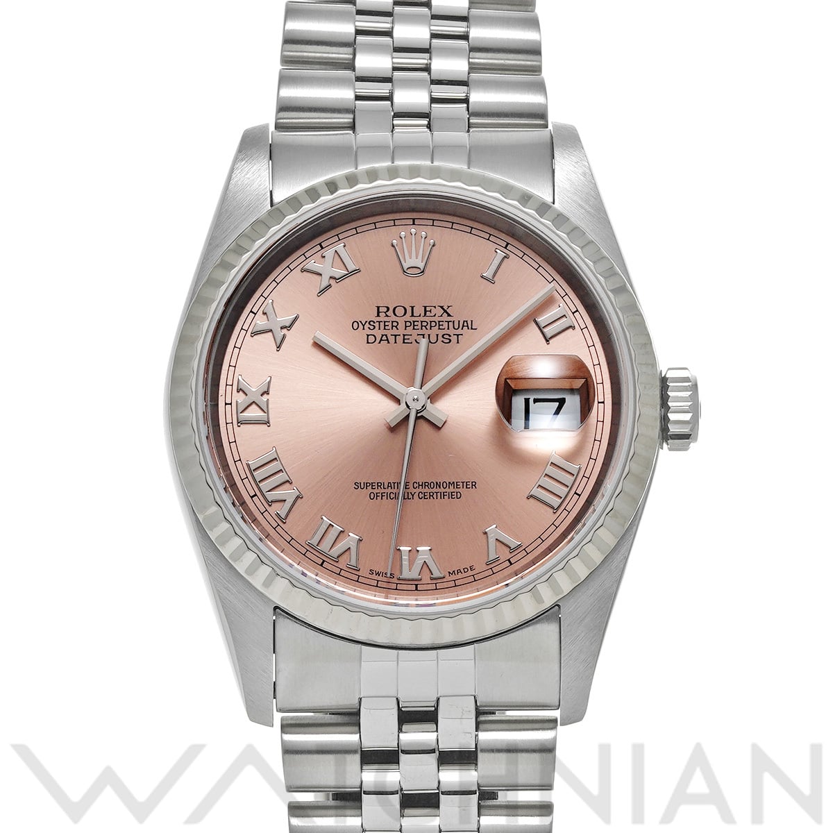 ロレックス デイトジャスト 16234 ピンク メンズ 時計 【中古】【wristwatch】