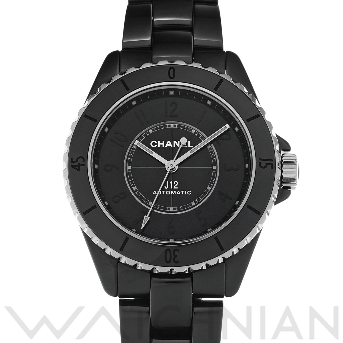 シャネル J12 ファントム キャリバー12.1 38MM H6185 ブラック メンズ 時計 【中古】【wristwatch】