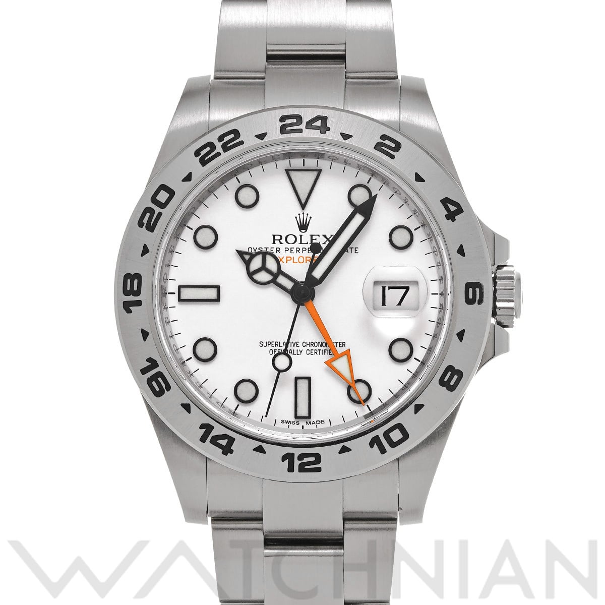 ロレックス エクスプローラーII 216570 ホワイト メンズ 時計 【中古】【wristwatch】