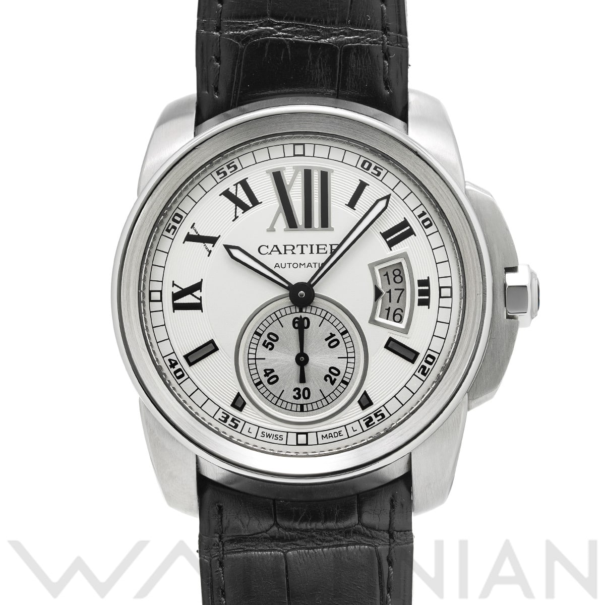 カルティエ カリブル ドゥ カルティエ W7100037 シルバー メンズ 時計 【中古】【wristwatch】