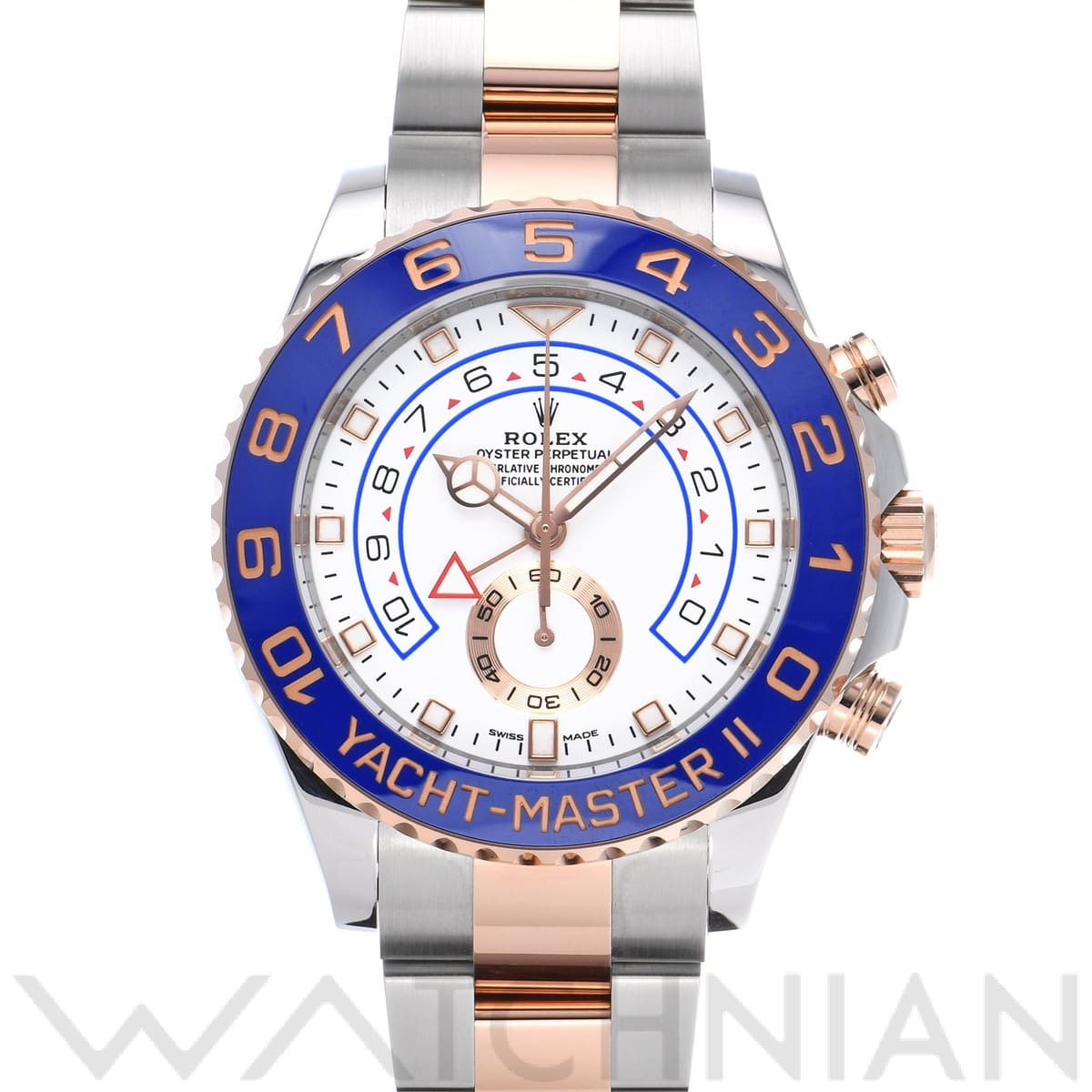 ロレックス ヨットマスターII 116681 ホワイト メンズ 時計 【中古】【wristwatch】