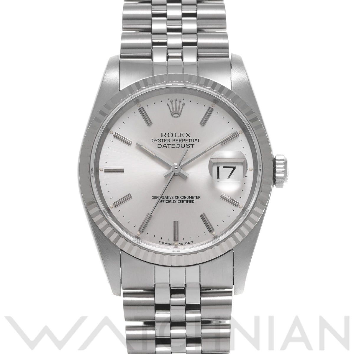 ロレックス デイトジャスト 16234 シルバー メンズ 時計 【中古】【wristwatch】