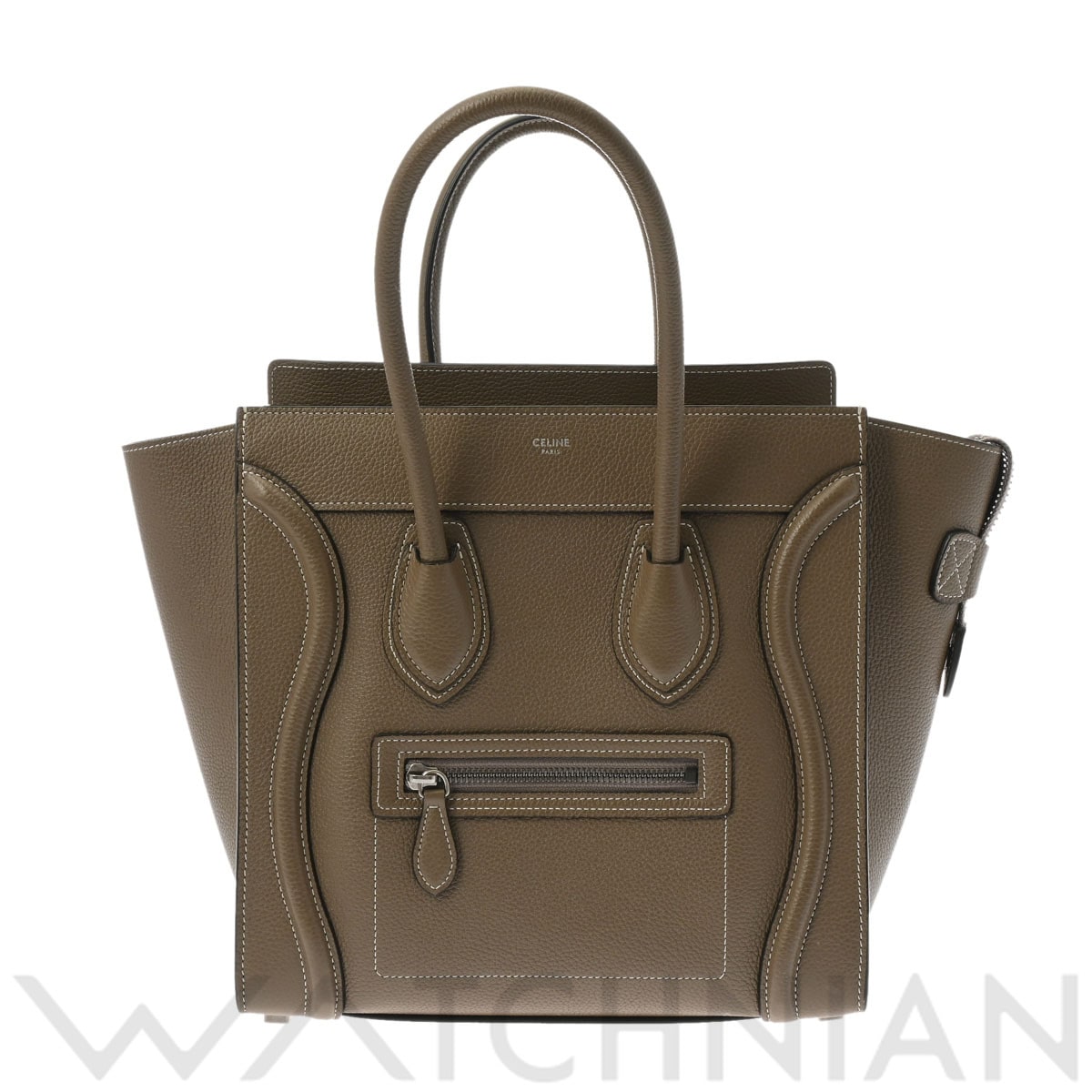 セリーヌ ラゲージ マイクロ スリ 189793DRU ドラムドカーフ レディース バッグ 【中古】【bag】