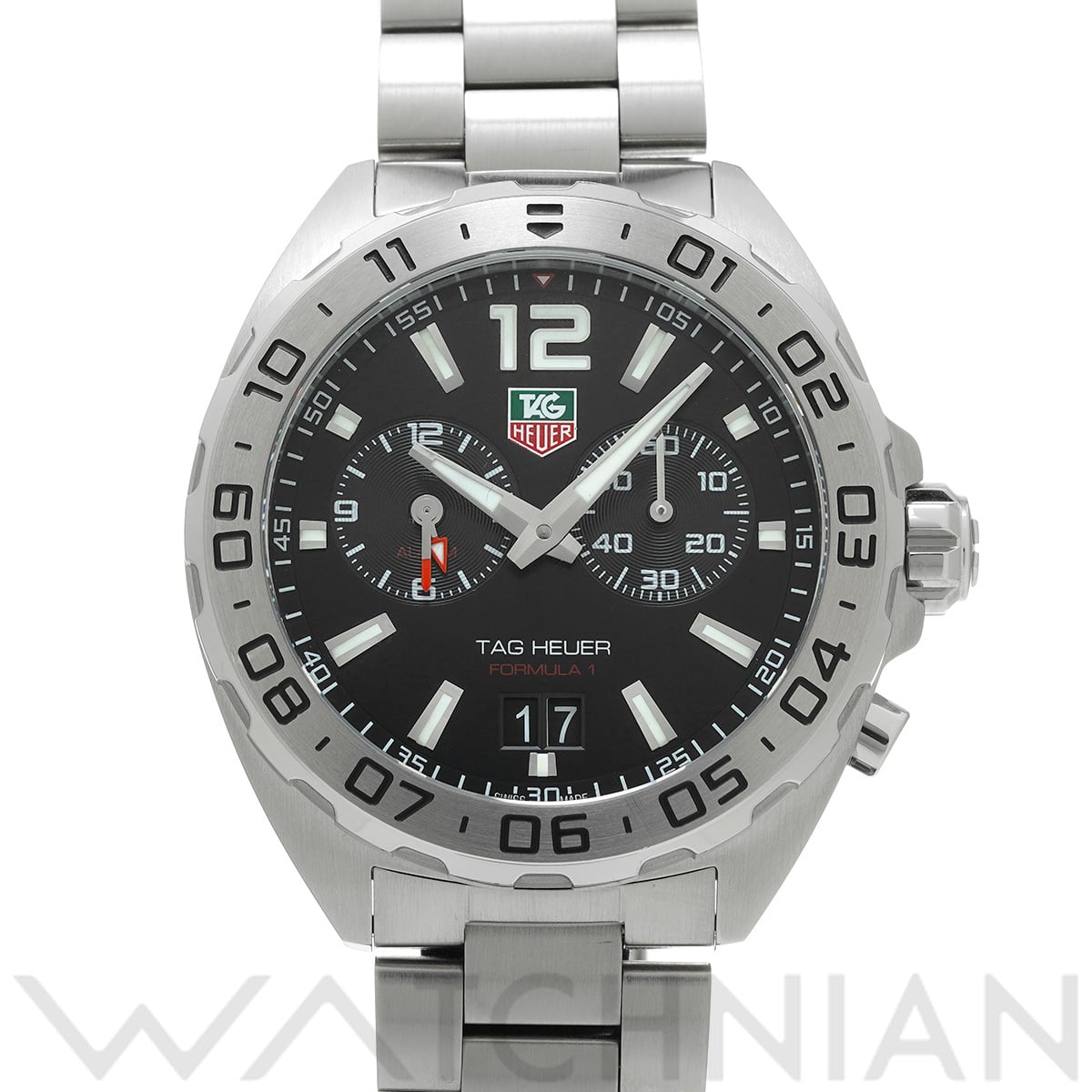 タグ ホイヤー フォーミュラ1 クォーツ WAZ111A.BA0875 ブラック メンズ 時計 【中古】【wristwatch】