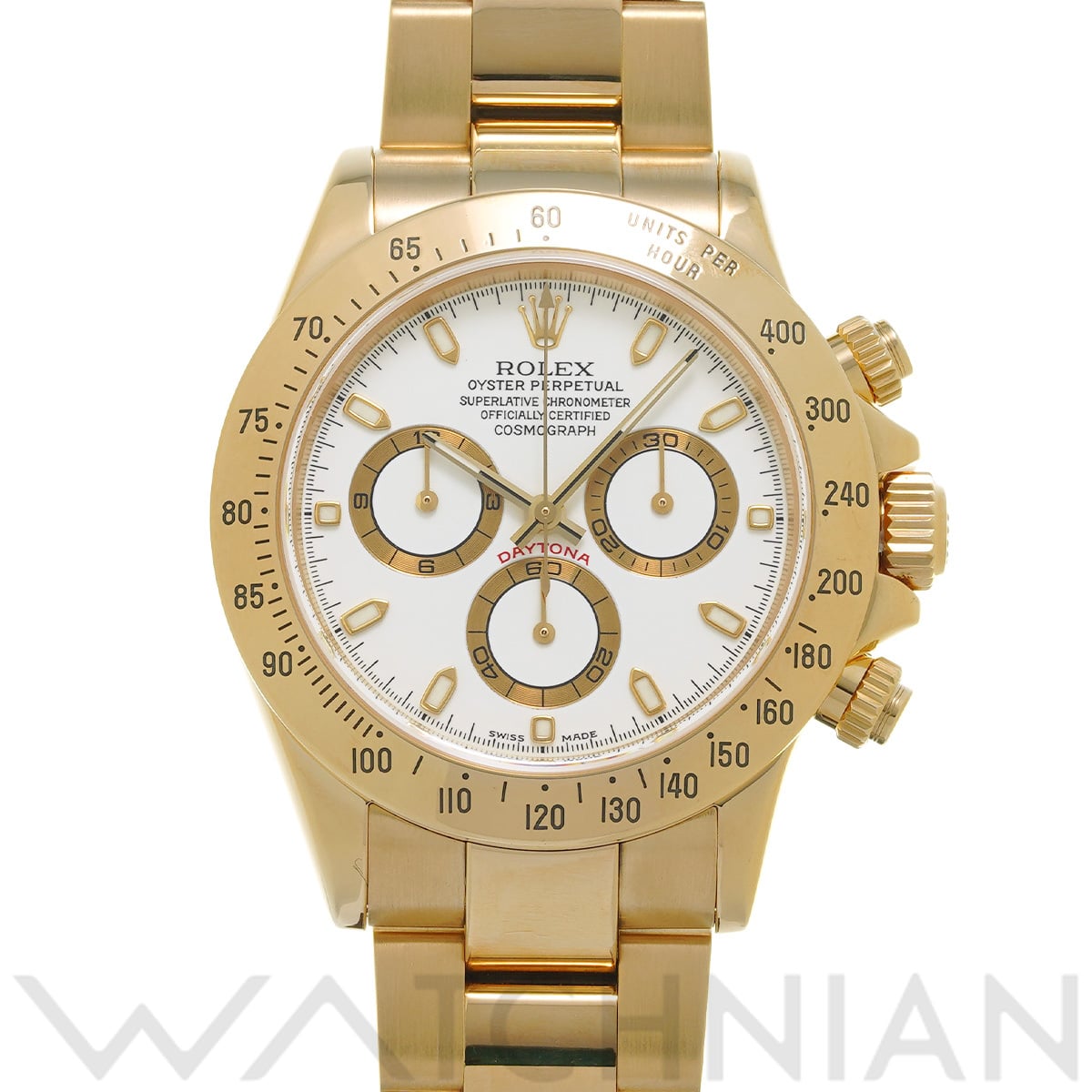 ロレックス コスモグラフ デイトナ 116528 ホワイト メンズ 時計 【中古】【wristwatch】