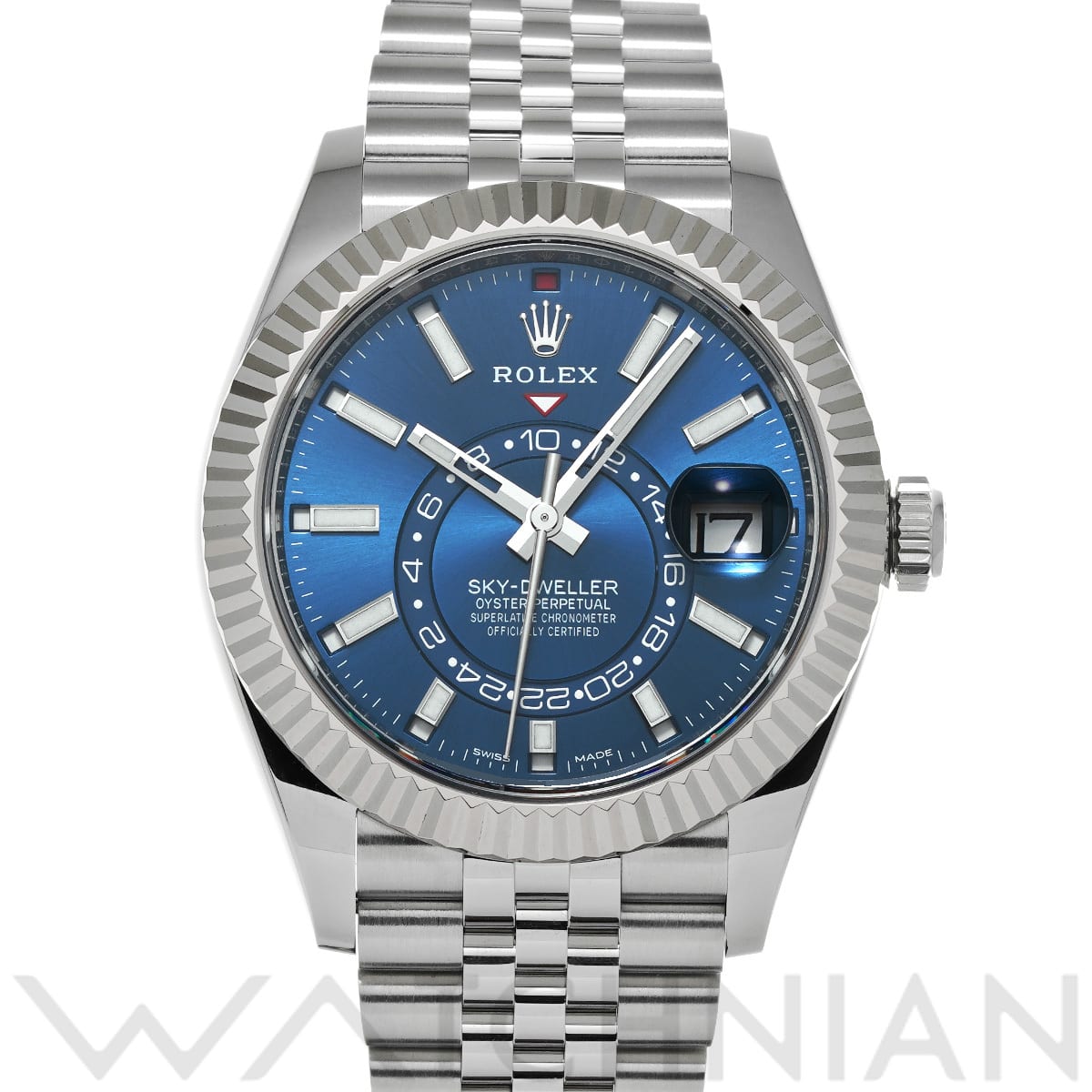 ロレックス スカイドゥエラー 326934 ブライトブルー メンズ 時計 【中古】【wristwatch】