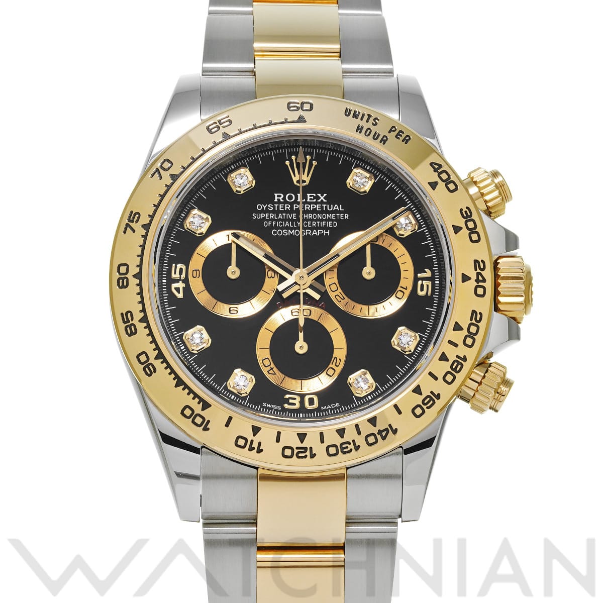 ロレックス コスモグラフ デイトナ 116503G ブラック/ダイヤモンド メンズ 時計 【中古】【wristwatch】