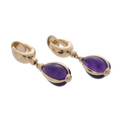 ポメラート アメジスト イヤリング ゴールド K18イエローゴールド YG レディース ジュエリー 【中古】【jewelry】