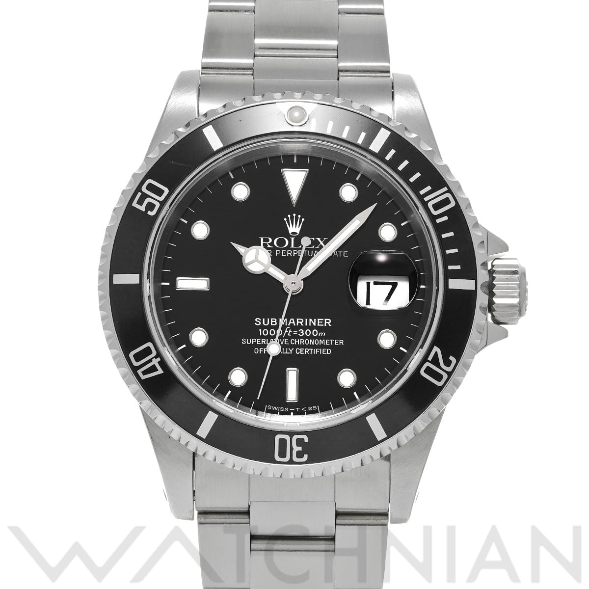ロレックス サブマリーナ デイト 16610 ブラック メンズ 時計 【中古】【wristwatch】