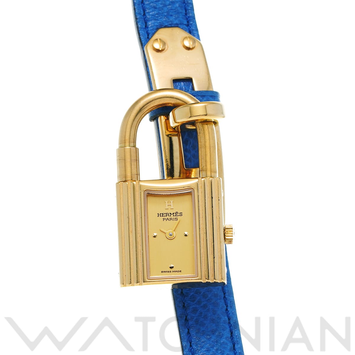 エルメス ケリーウォッチ KE1.201 ゴールド レディース 時計 【中古】【wristwatch】