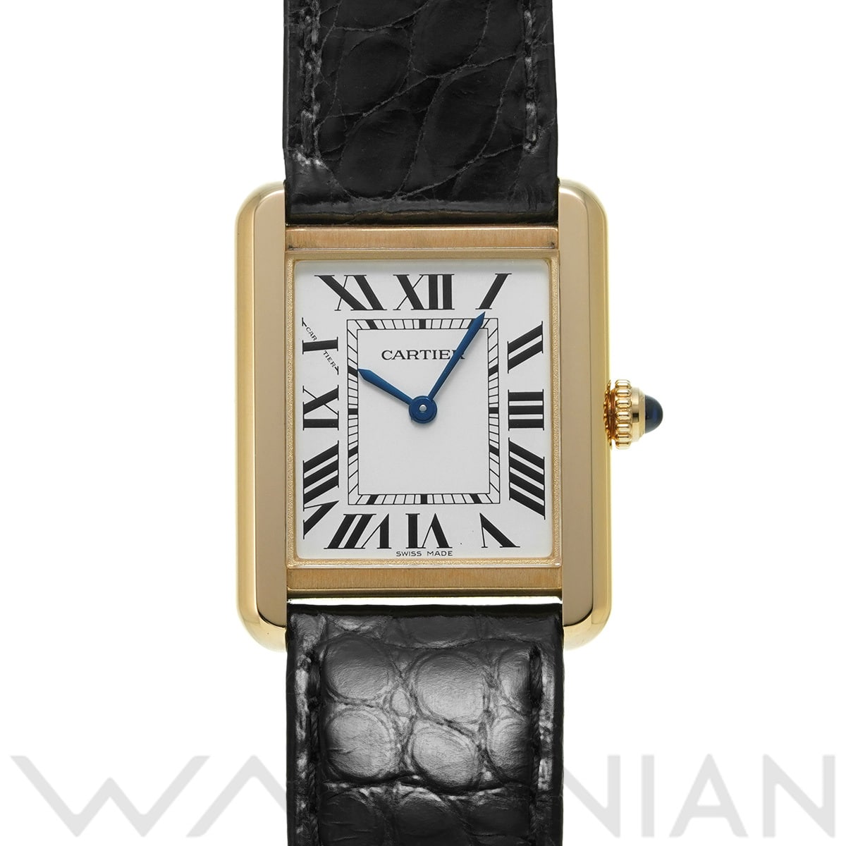 カルティエ タンクソロ SM W5200002 シルバー レディース 時計 【中古】【wristwatch】