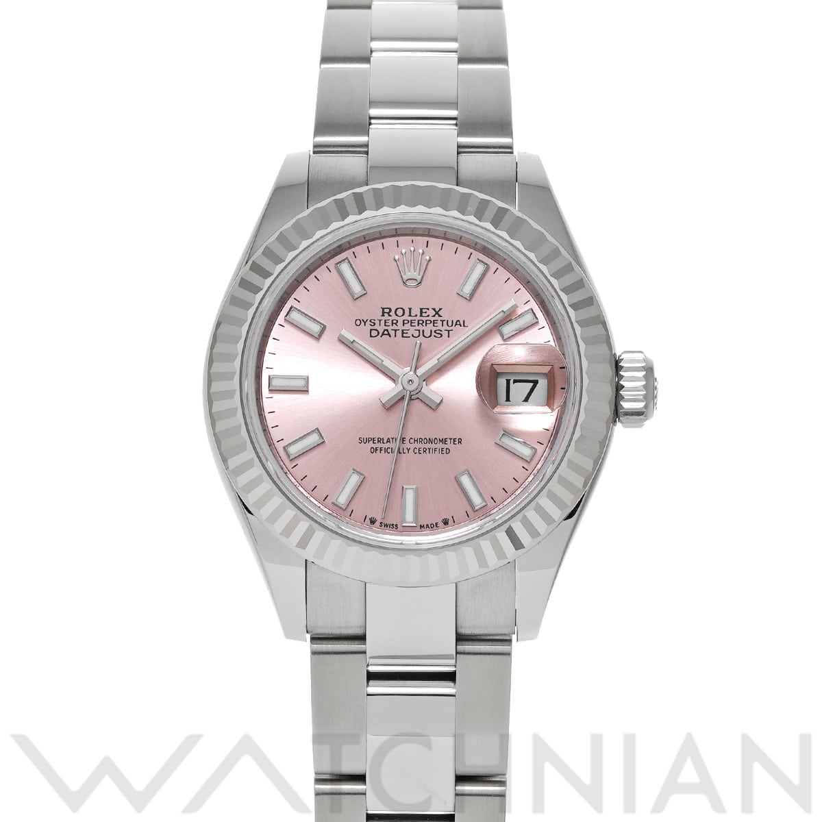 ロレックス レディ デイトジャスト 28 279174 ピンク レディース 時計 【中古】【wristwatch】