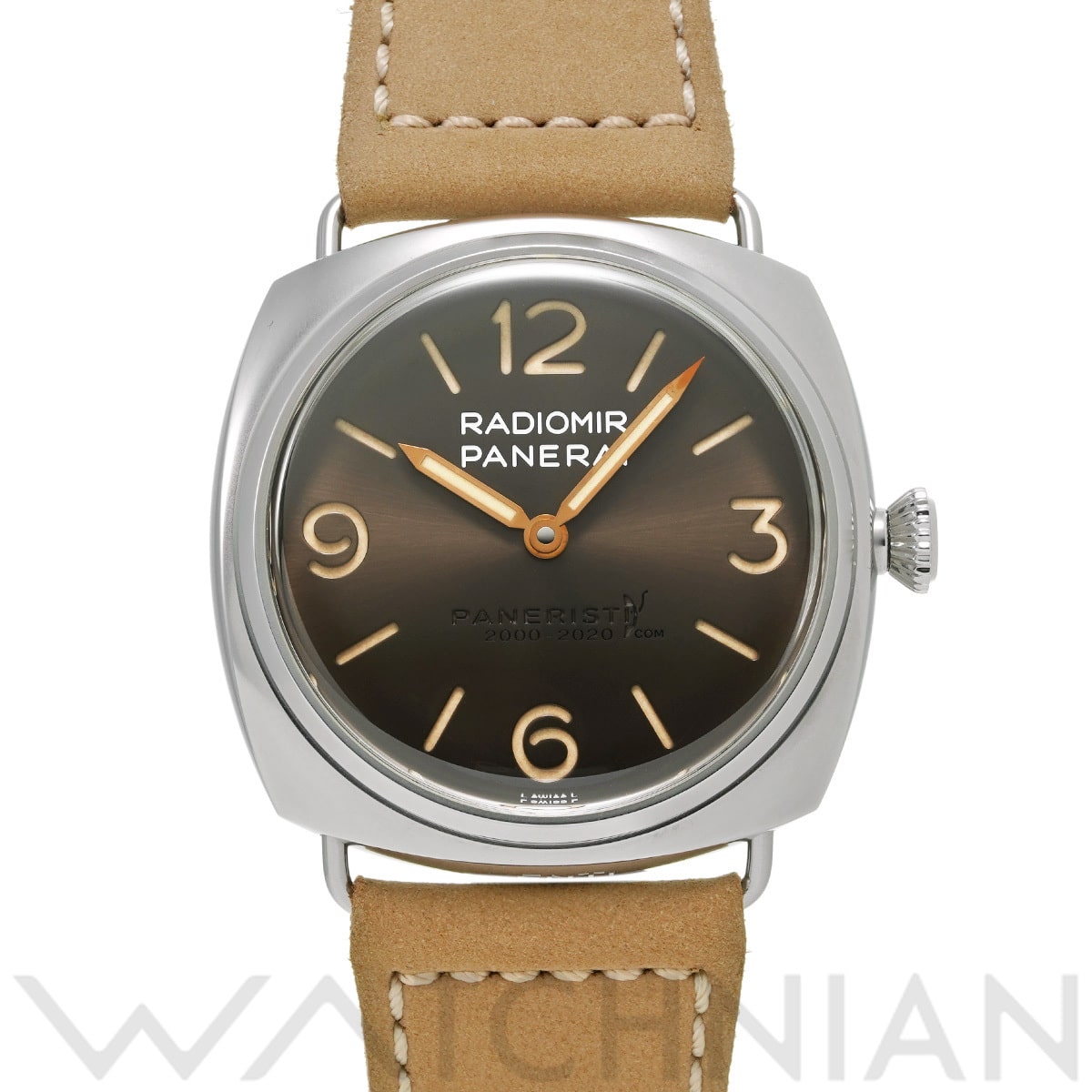 パネライ ラジオミール ヴェンティ パネリスティ 20th PAM02020 ブラウン メンズ 時計 【中古】【wristwatch】
