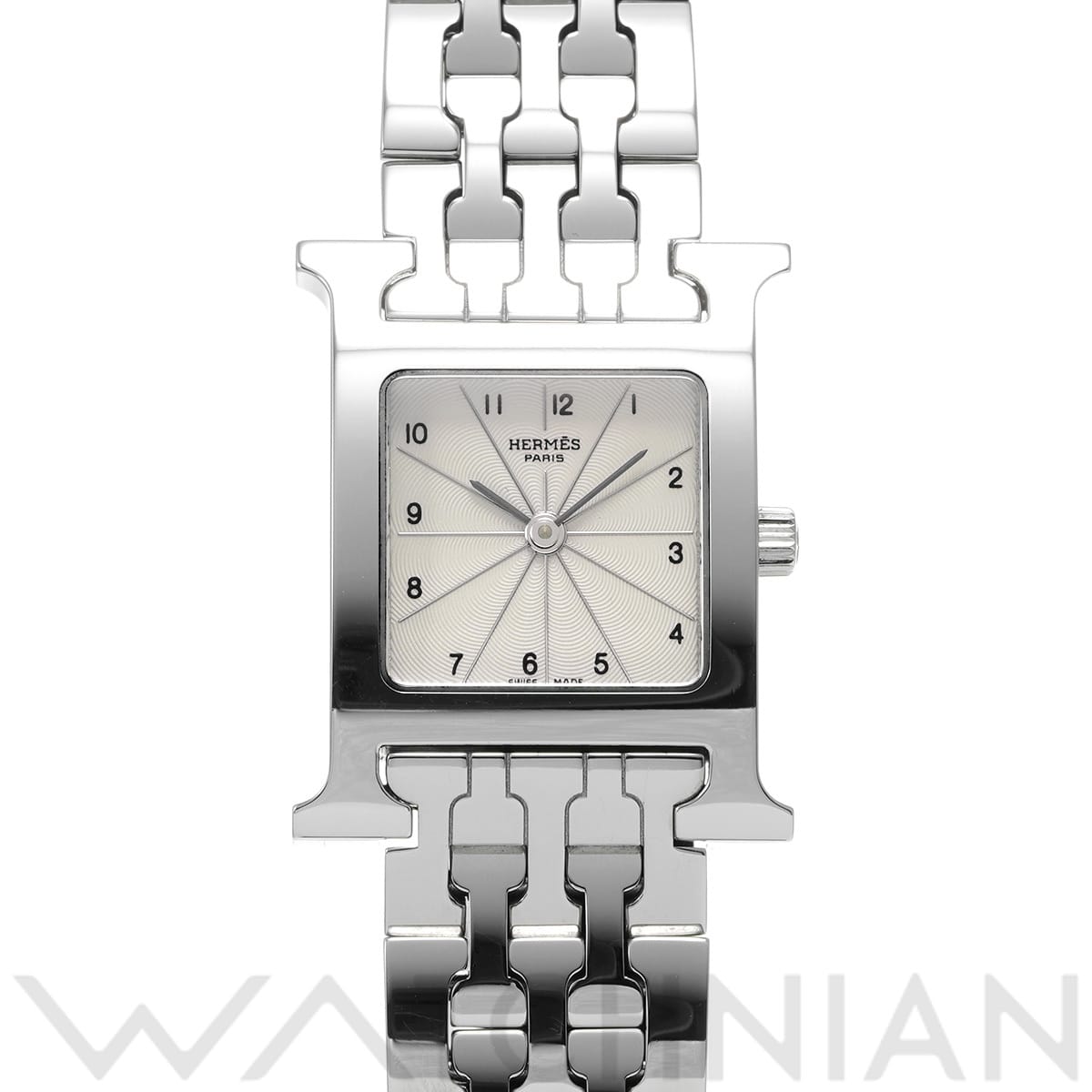エルメス Hウォッチ HH1.210 アイボリー レディース 時計 【中古】【wristwatch】
