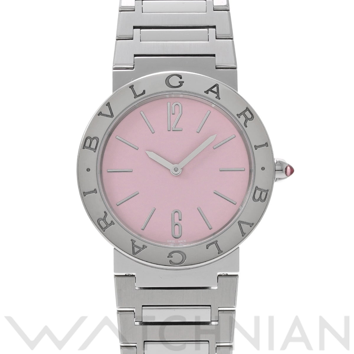 ブルガリ ブルガリブルガリ BB33S ピンク レディース 時計 【中古】【wristwatch】