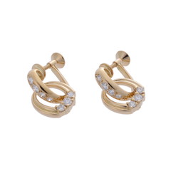 ミキモト 100周年記念限定 イヤリング ゴールド K18イエローゴールド YG レディース ジュエリー 【中古】【jewelry】