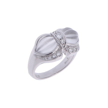 ブシュロン ロッククリスタル リング シルバー K18ホワイトゴールド WG レディース ジュエリー 【中古】【jewelry】
