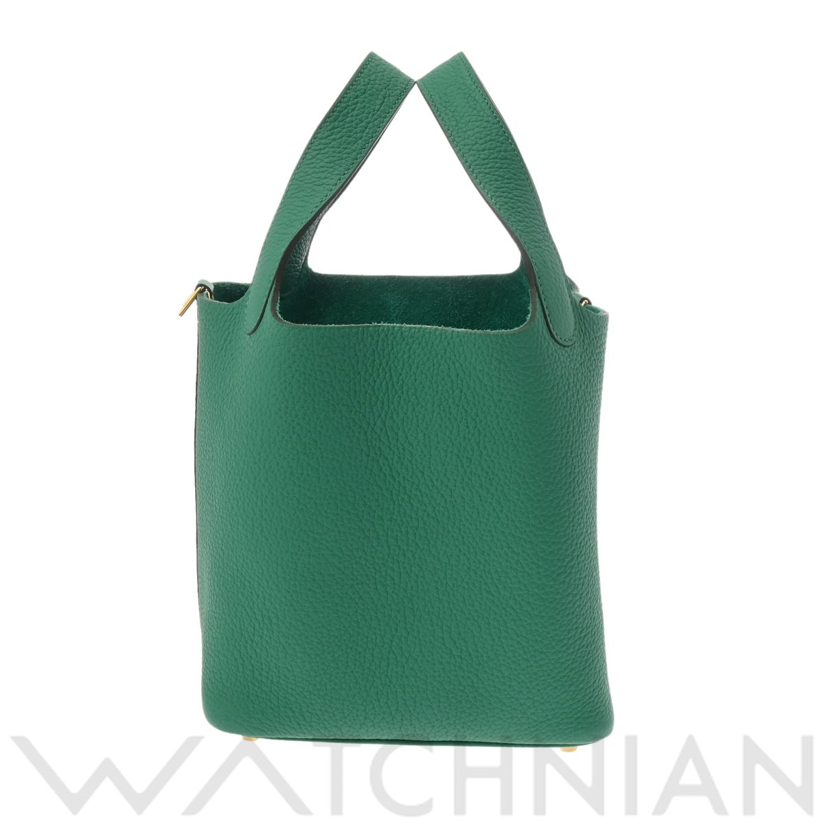 エルメス ピコタンロック PM  ヴェールジェイド/ゴールド金具 トリヨンクレマンス レディース バッグ 【中古】【bag】