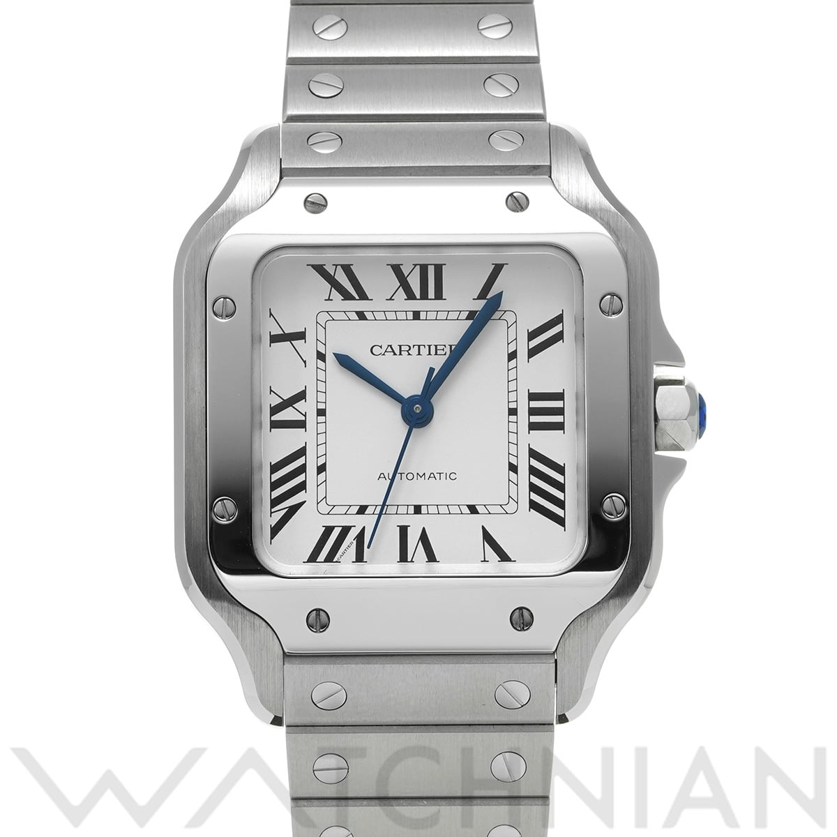カルティエ サントス ドゥ カルティエ MM WSSA0010 シルバー ユニセックス 時計 【中古】【wristwatch】