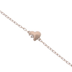 カシケイ ハート ブレスレット K18ゴールド YG レディース ジュエリー 【中古】【jewelry】