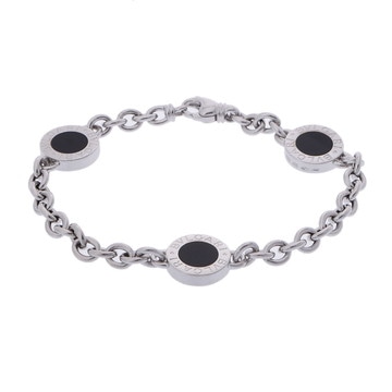 ブルガリ ブルガリブルガリ ブレスレット 3P シルバー K18ホワイトゴールド WG レディース ジュエリー 【中古】【jewelry】