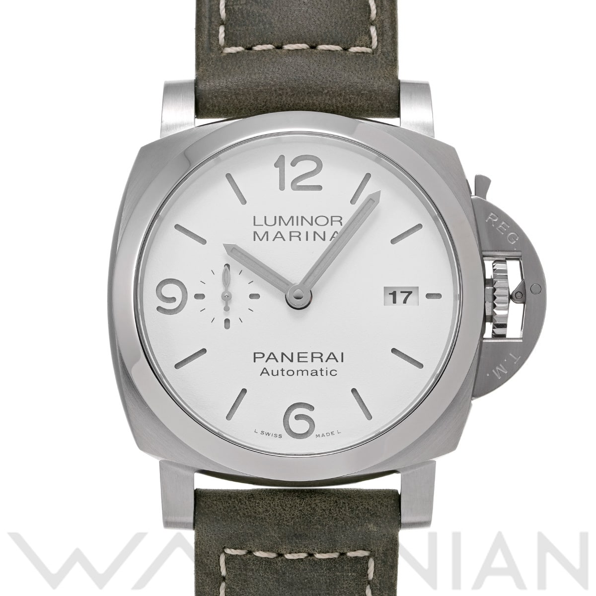 パネライ ルミノールマリーナ 44mm PAM01314 ホワイト メンズ 時計 【中古】【wristwatch】