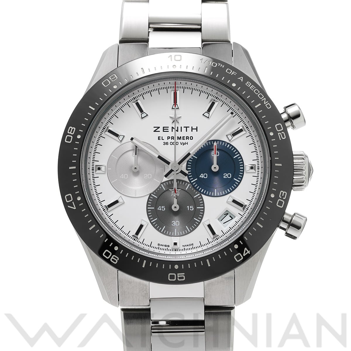 ゼニス クロノマスター スポーツ エル・プリメロ 03.3100.3600/69.M3100 ホワイトマット メンズ 時計 【中古】【wristwatch】