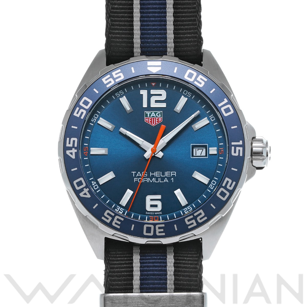 タグ ホイヤー フォーミュラ1 クォーツ WAZ1010.FC8197 ブルー メンズ 時計 【中古】【wristwatch】