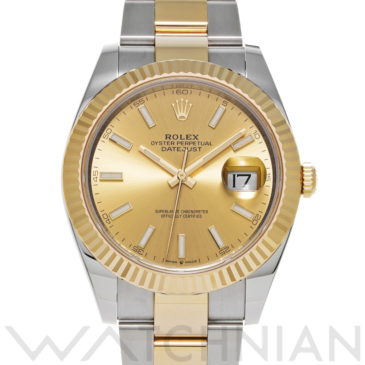 ロレックス デイトジャスト 41 126333 シャンパン メンズ 時計 【中古】【wristwatch】