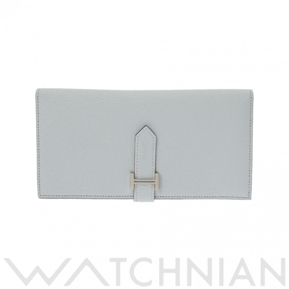 エルメス ベアン スフレ ブループリュム シェーブル レディース 財布 【中古】【purse】