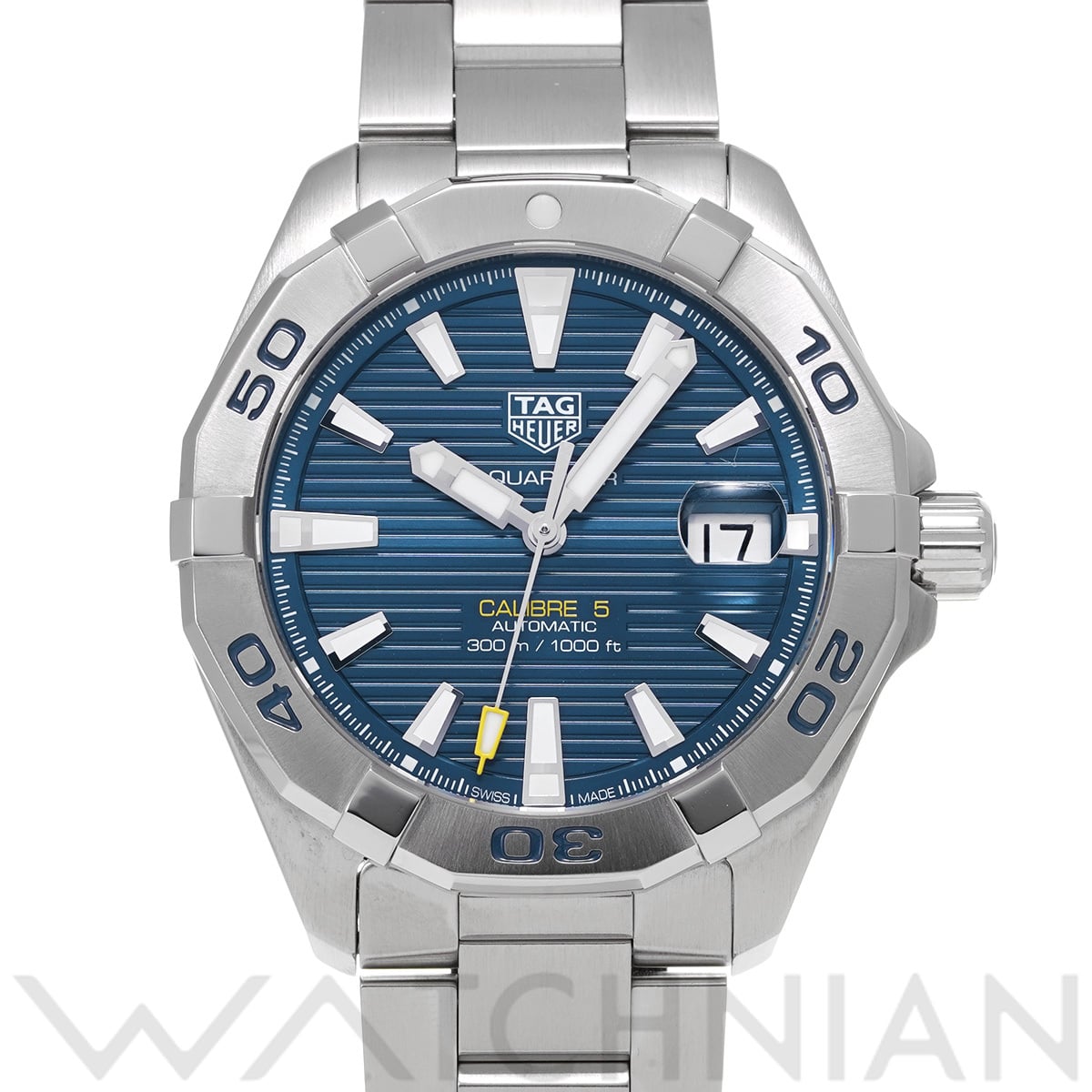 タグ ホイヤー アクアレーサー キャリバー5 WBD2112.BA0928 ブルー メンズ 時計 【中古】【wristwatch】