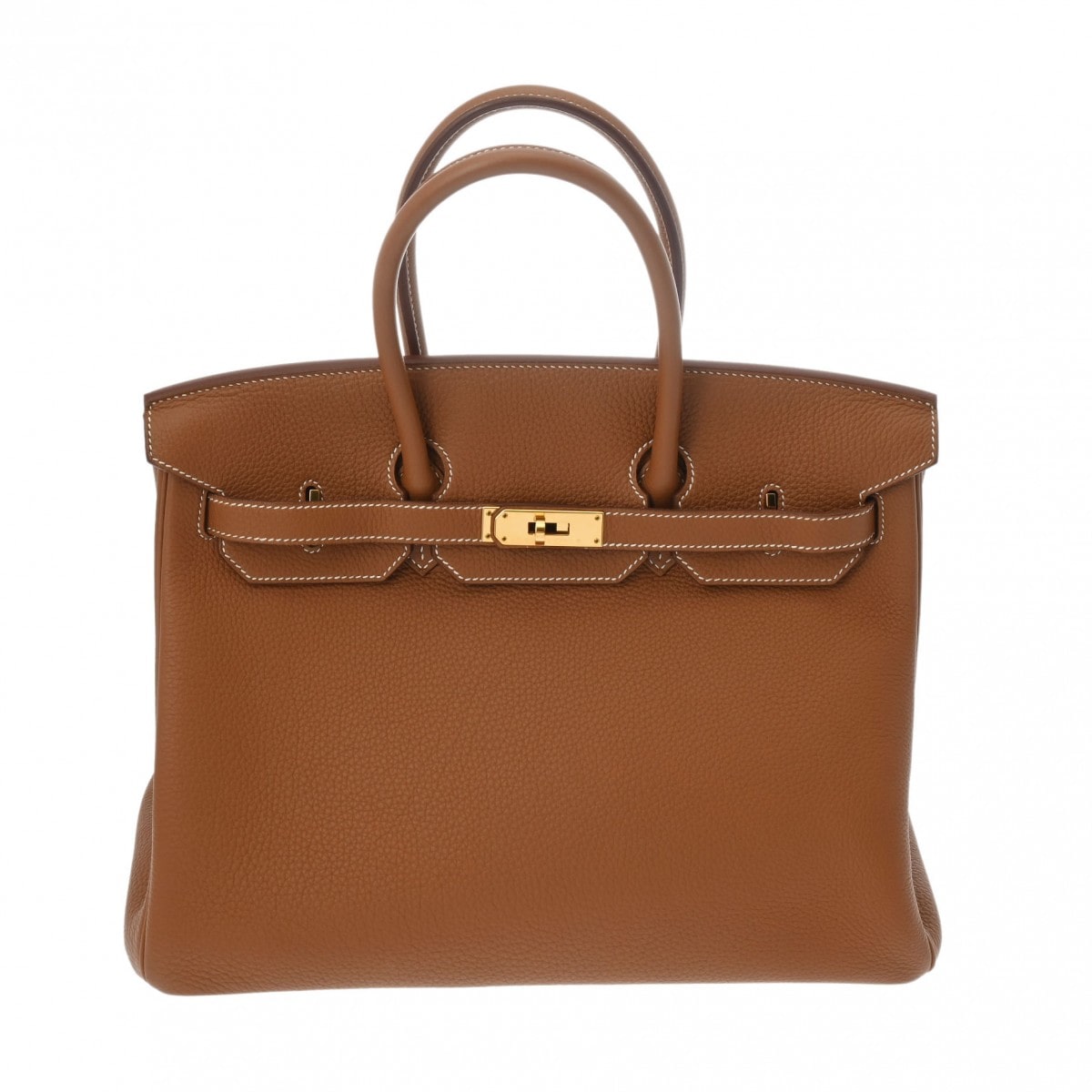 エルメス バーキン 35 ゴールド/ゴールド金具 トゴ ユニセックス バッグ 【中古】【bag】