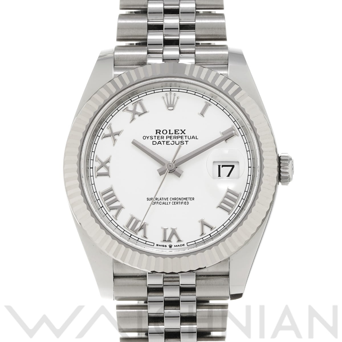 ロレックス デイトジャスト 41 126334 ホワイト メンズ 時計 【中古】【wristwatch】