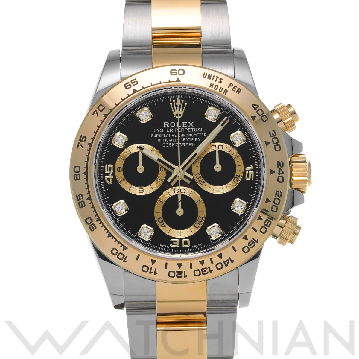ロレックス コスモグラフ デイトナ 116503G ブラック/ダイヤモンド メンズ 時計 【中古】【wristwatch】