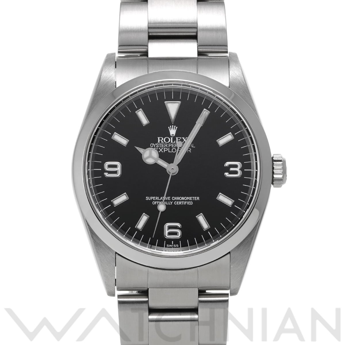 ロレックス エクスプローラー 14270 ブラック メンズ 時計 【中古】【wristwatch】