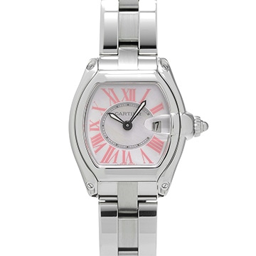 カルティエ ロードスター SM W6206006 ホワイトシェル レディース 時計 【中古】【wristwatch】