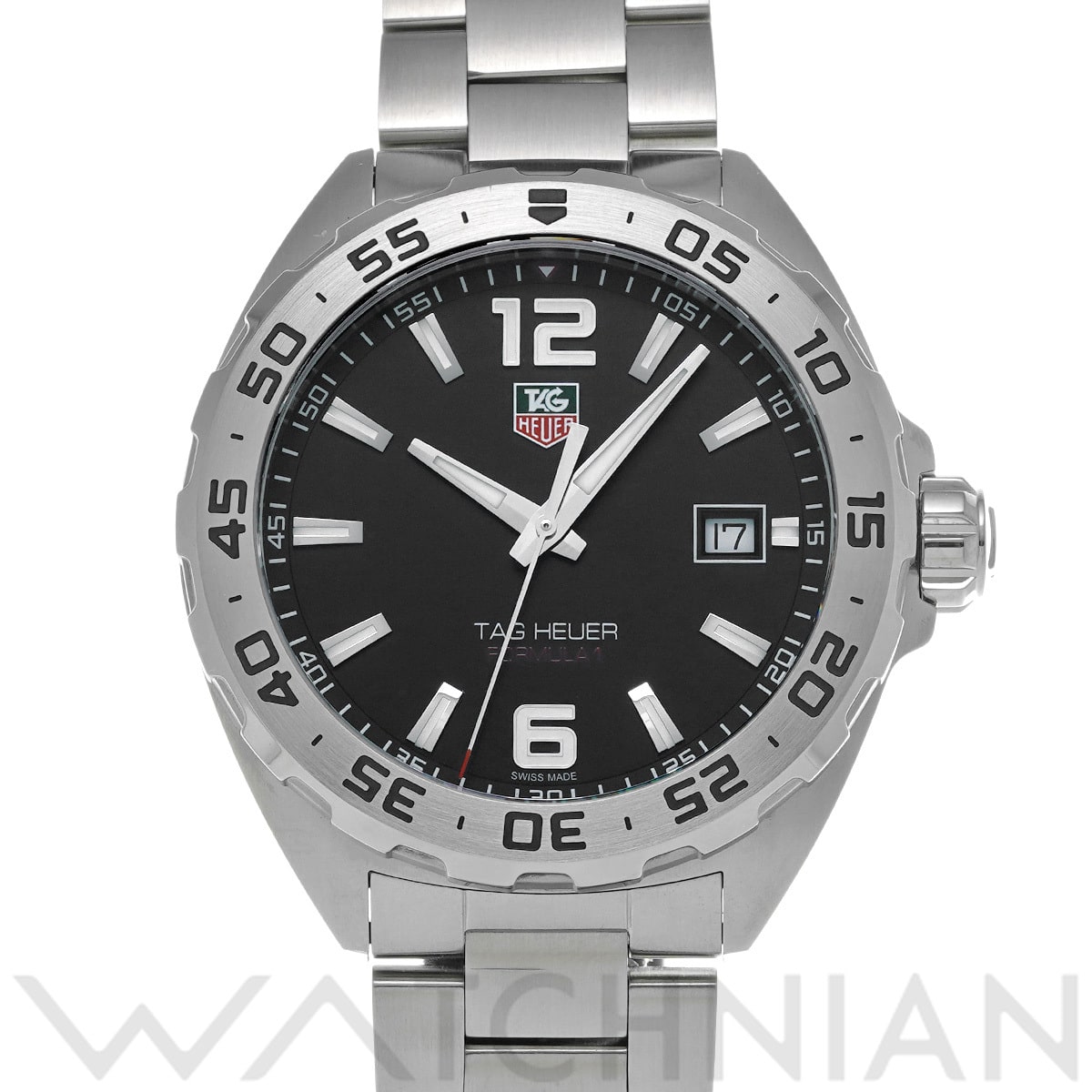 タグ ホイヤー フォーミュラ1 クォーツ WAZ1112.BA0875 ブラック メンズ 時計 【中古】【wristwatch】
