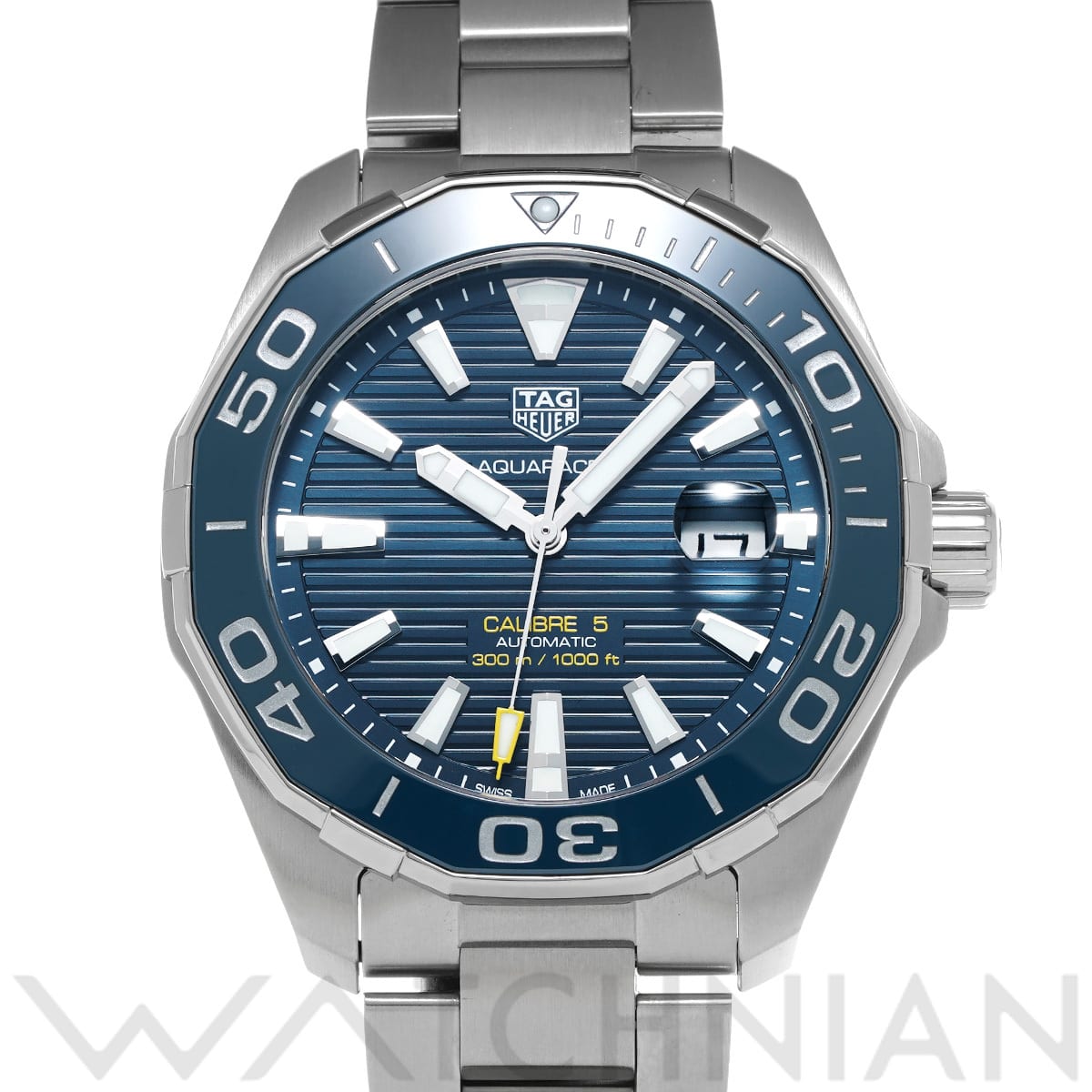 タグ ホイヤー アクアレーサー キャリバー5 WAY201B.BA0927 ブルー メンズ 時計 【中古】【wristwatch】