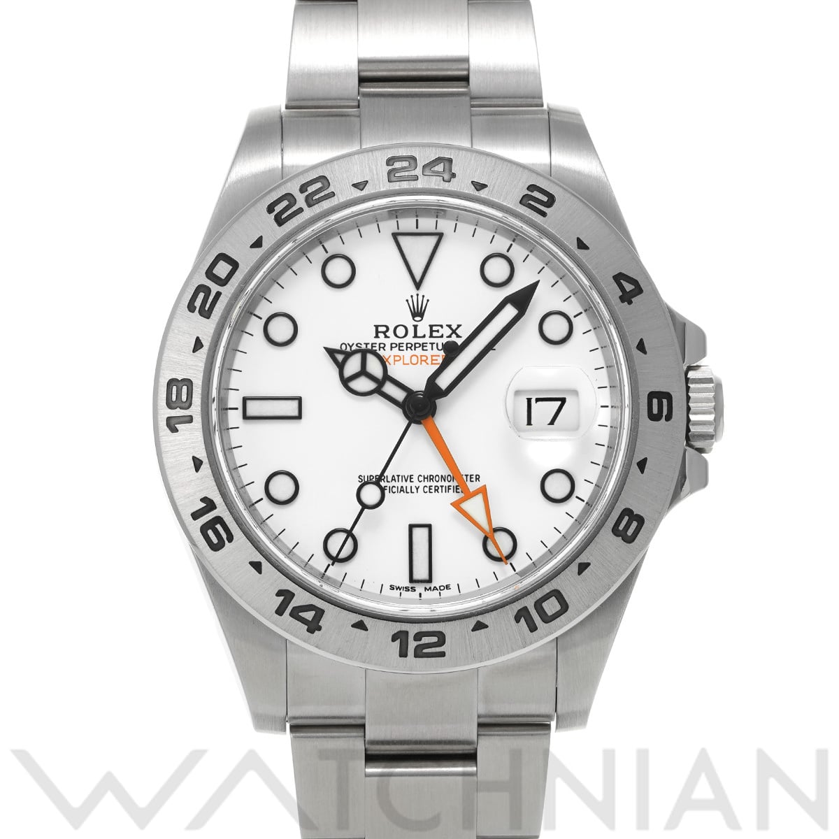 ロレックス エクスプローラーII 216570 ホワイト メンズ 時計 【中古】【wristwatch】