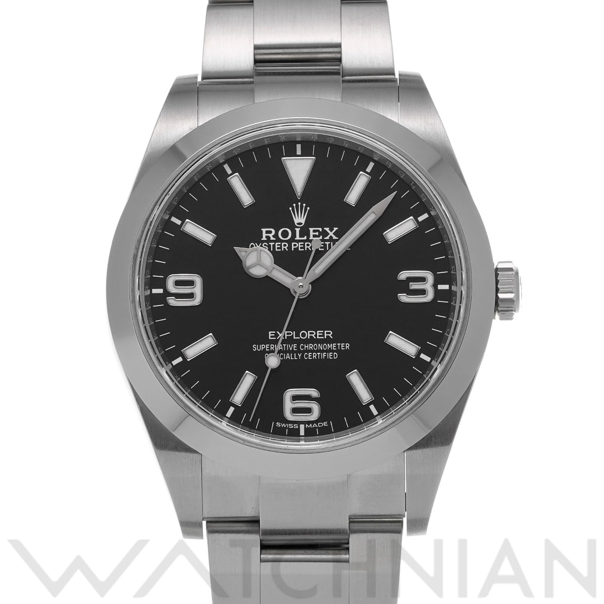 ロレックス エクスプローラー 214270 ブラック メンズ 時計 【中古】【wristwatch】