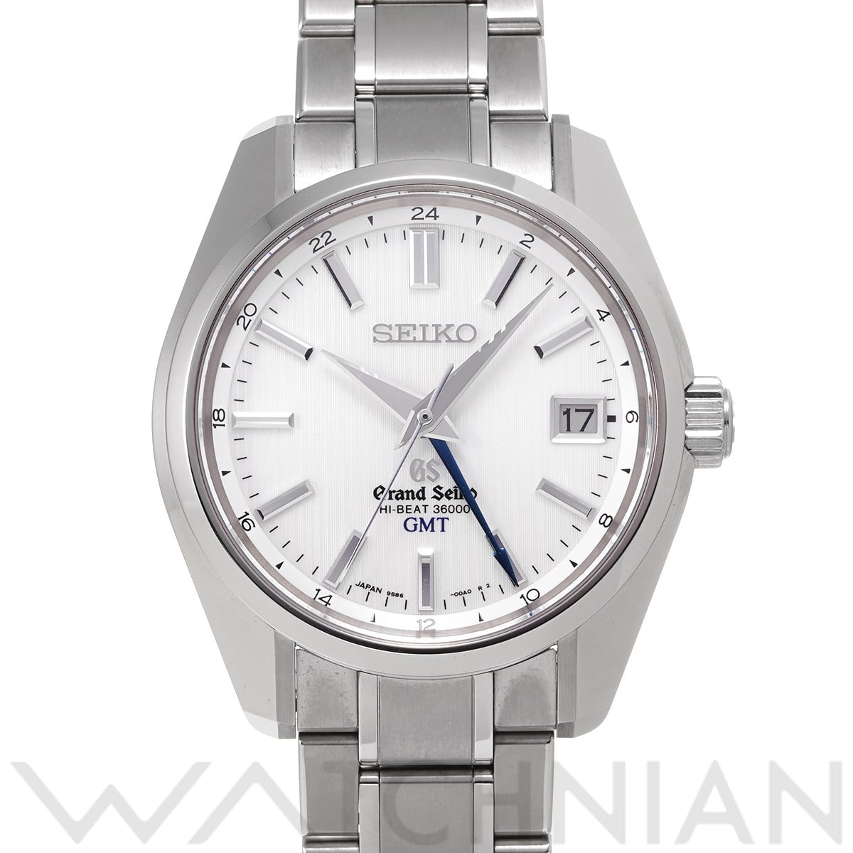グランドセイコー メカニカル ハイビート 36000 GMT SBGJ011 ホワイト メンズ 時計 【中古】【wristwatch】