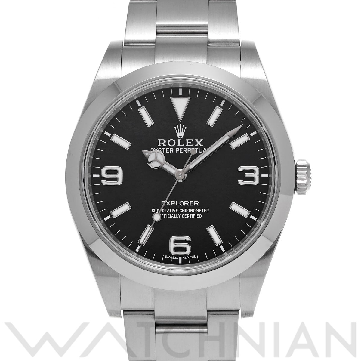 ロレックス エクスプローラー 214270 ブラック メンズ 時計 【中古】【wristwatch】