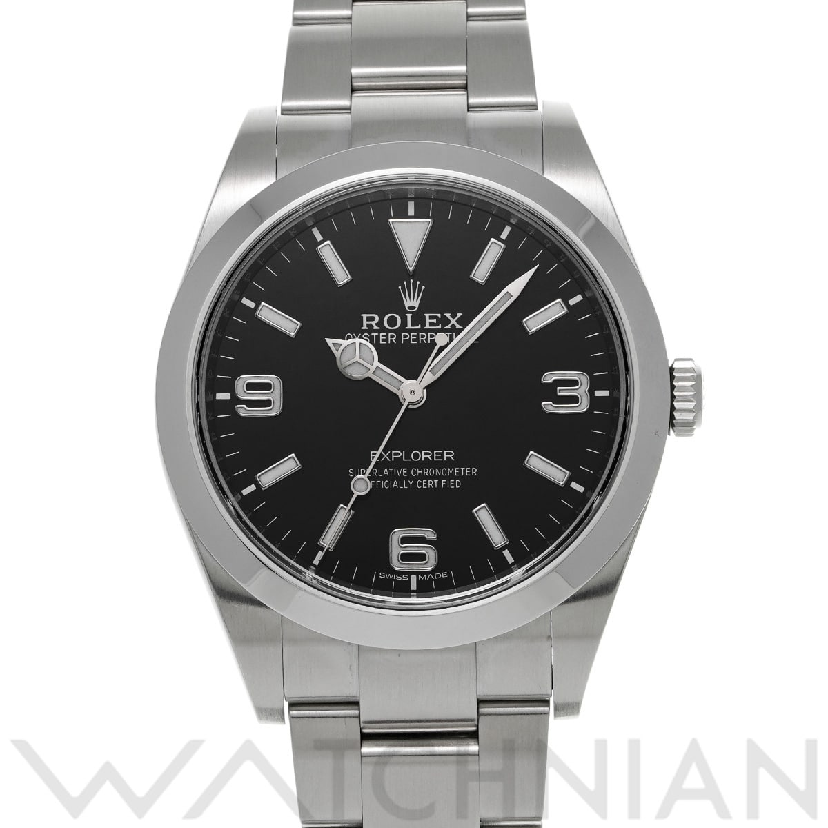 ロレックス エクスプローラー 214270 ブラック メンズ 時計 【中古】【wristwatch】