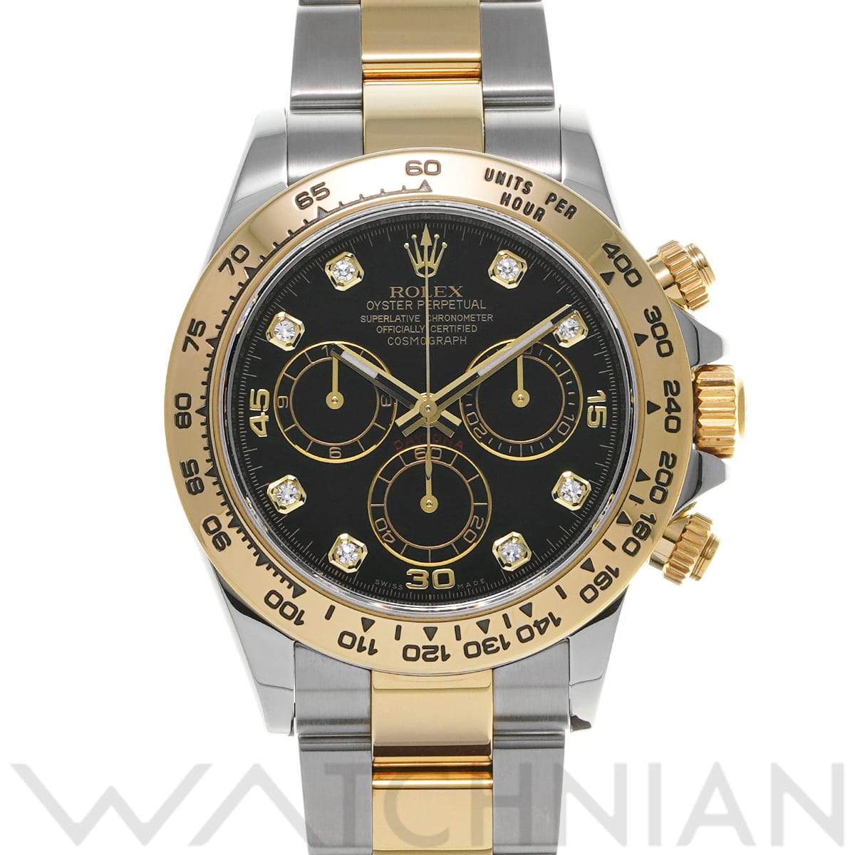 ロレックス コスモグラフ デイトナ 116503G ブラック/ダイヤモンド メンズ 時計 【中古】【wristwatch】