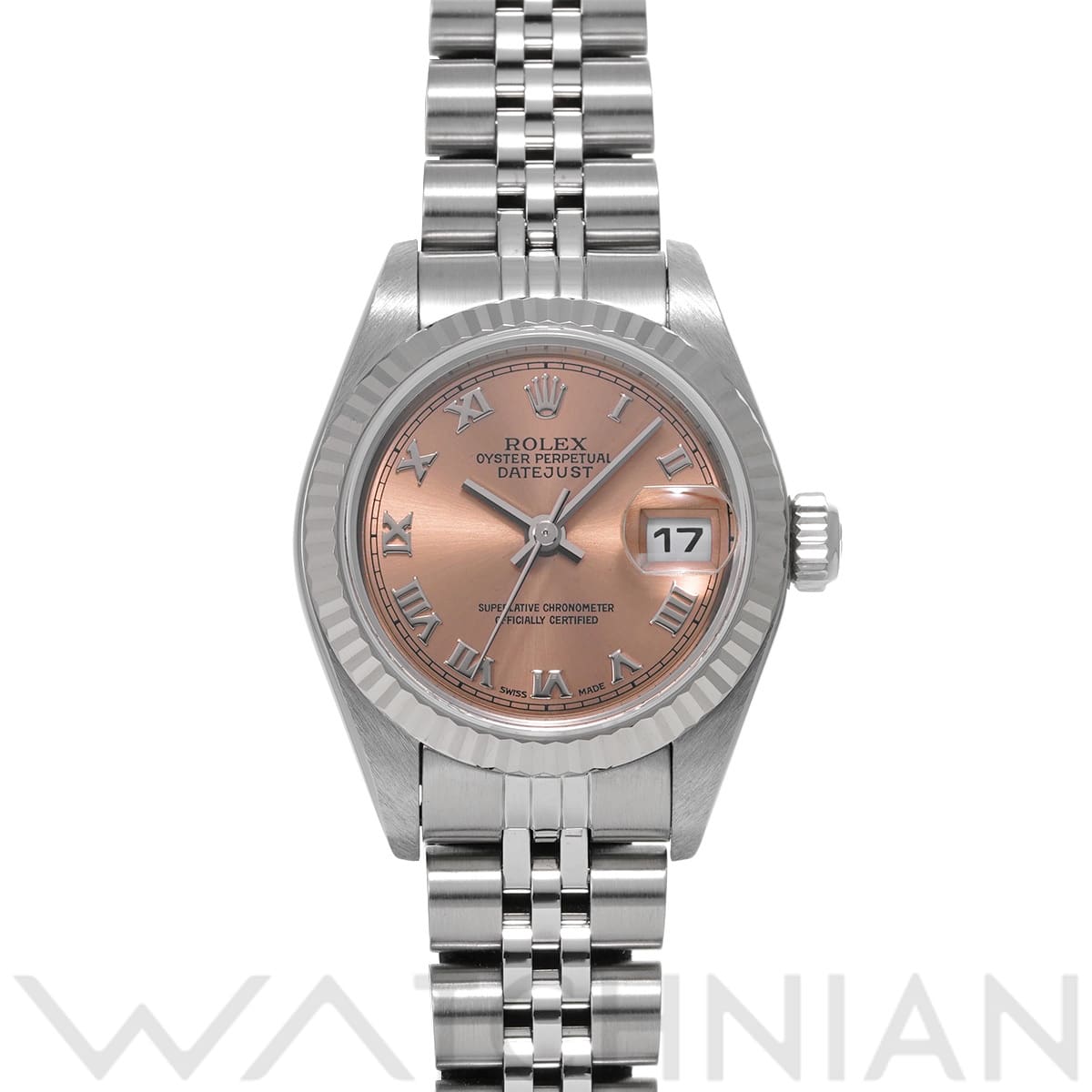 ロレックス デイトジャスト 79174 ピンク レディース 時計 【中古】【wristwatch】