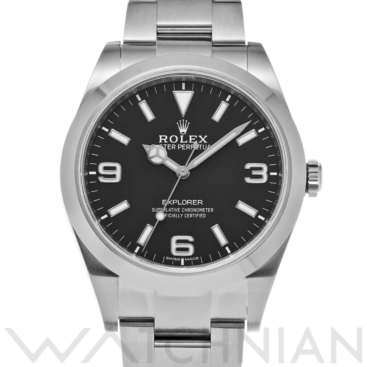 ロレックス エクスプローラー 214270 ブラック メンズ 時計 【中古】【wristwatch】