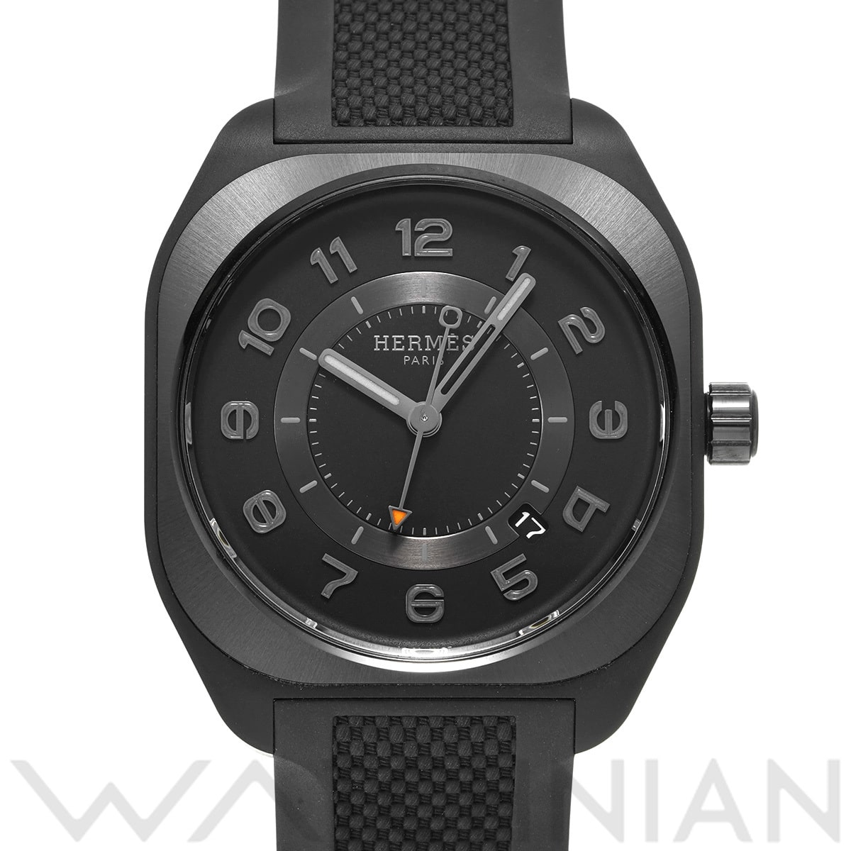 エルメス H08 42MM SP1.742.332 ブラック メンズ 時計 【中古】【wristwatch】