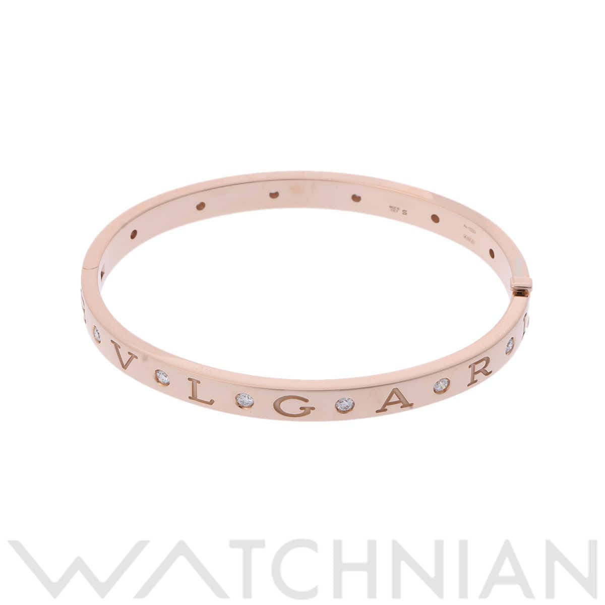 ブルガリ B.ZERO1バングル #S ゴールド 354024 K18ピンクゴールド PG レディース ジュエリー 【中古】【jewelry】