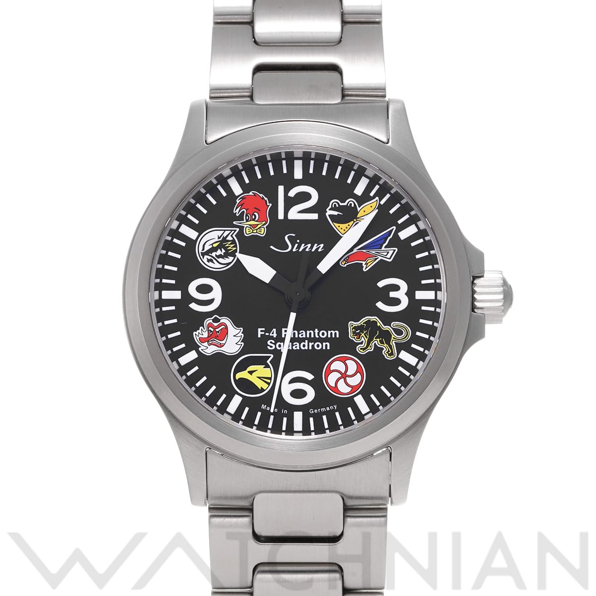 ジン ファントム  556.F-4 ネイビー メンズ 時計 【中古】【wristwatch】